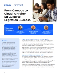 From Campus to Cloud: A Higher Ed Guide to Migration Success