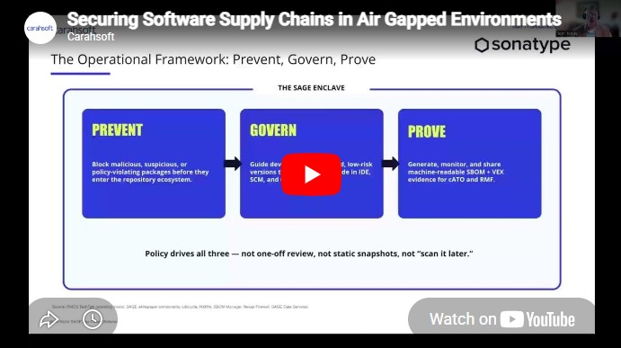 Securing Software Supply Chains in Air Gapped Environments