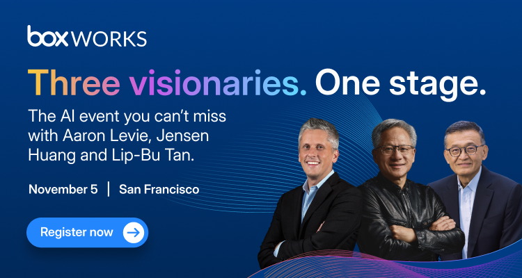 Three Visionaries. One stage.