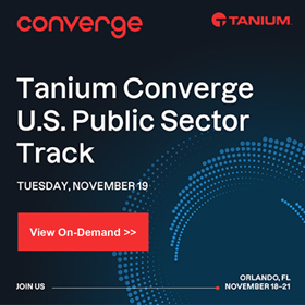 Register now for the Tanium Converge U.S. PS Track