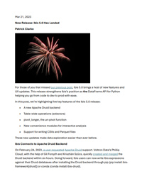 New Release: Ibis 5.0 Has Landed