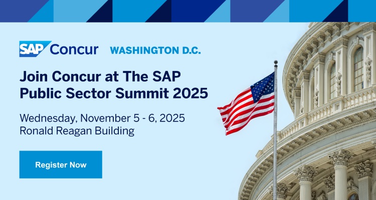 Join Concur at The SAP Public Sector Summit 2025 Event Banner