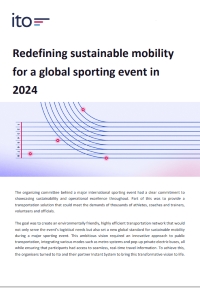 Redefining sustainable mobility for a global sporting event in 2024