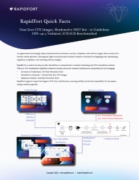 RapidFort Quick Facts