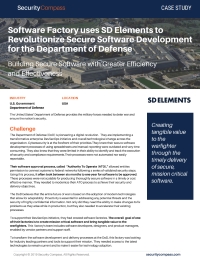 Software Factory uses SD Elements