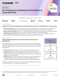 Run Autonomous Development Workflows at Scale with Trust