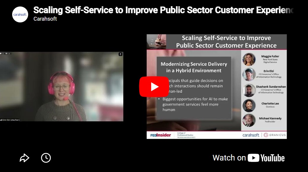 Scaling Self-Service to Improve Public Sector Customer Experience
