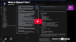 Elixium Demo Walkthrough Part 1