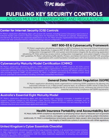 Fulfilling Key Security Controls