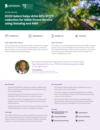ECCO Select helps drive 60% MTTR reduction for USDA Forest Service using Datadog and AWS