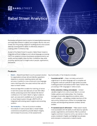 Babel Street Analytics
