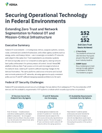 Securing Operational Technology in Federal Environments