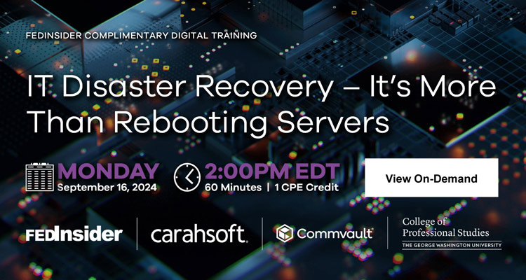 IT Disaster Recovery - It's More Than Rebooting Servers Webinar Banner