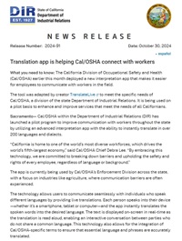 Translation App is Helping Cal/OSHA Connect with Workers