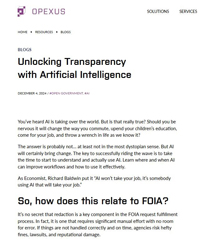 Unlocking Transparency with Artificial Intelligence