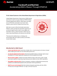 Accelerating USDA's Mission Through STRATUS