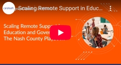 Scaling Remote Support in Education and Government: The Nash County Playbook