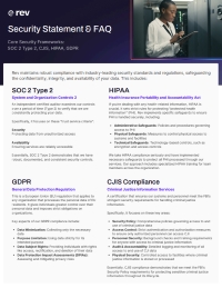 Security Statement & FAQ