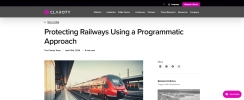 Protecting Railways Using a Programmatic Approach