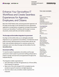 Enhance Your ServiceNow IT Workflows and Create Seamless Experiences for Agencies, Employees, and Citizens