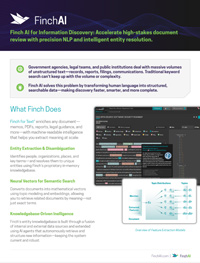 Finch AI for Information Discovery