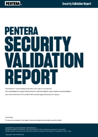 Pentera Security Validation Report