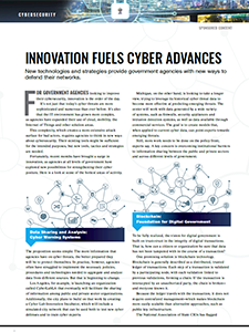 GCN Article: Innovation Fuels Cyber Advances