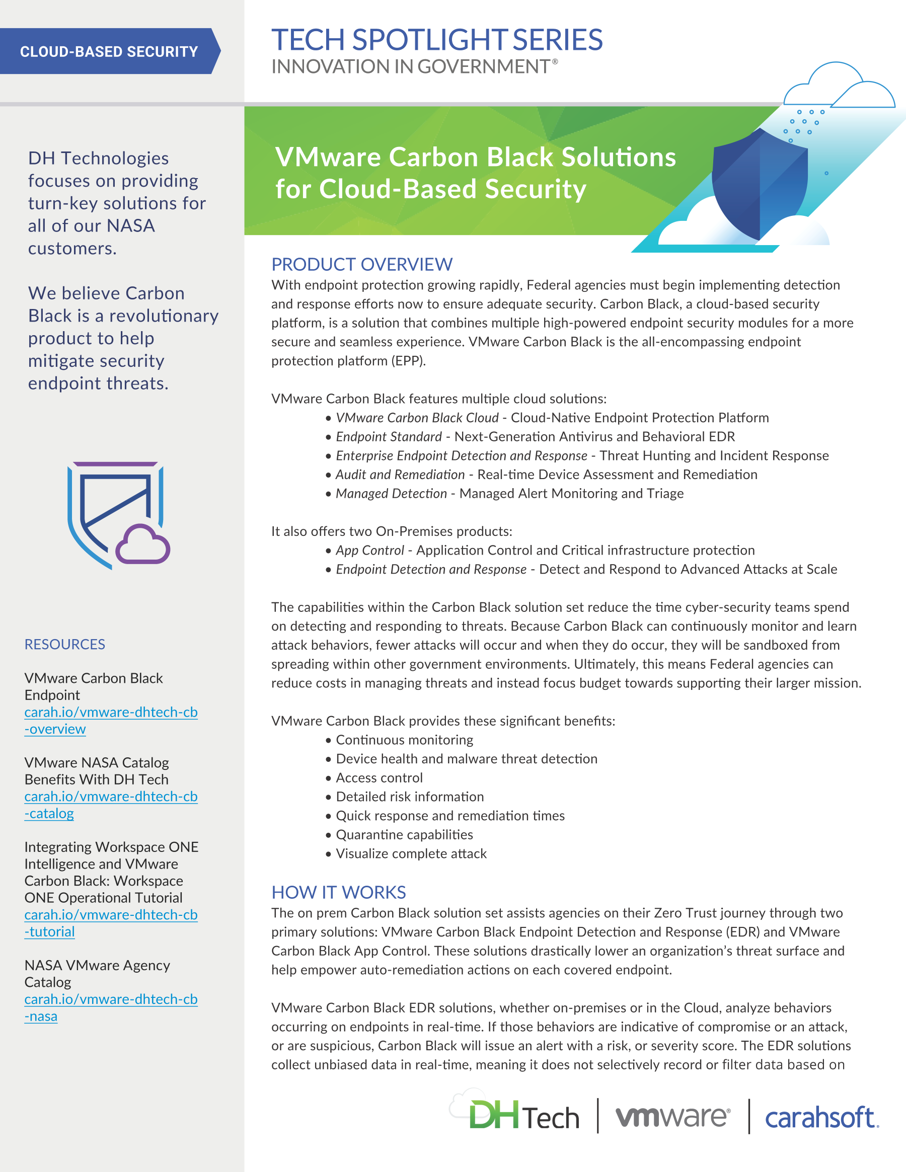 Carbon Black Solutions for Cloud-Based Security