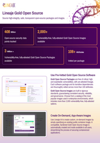 Lineaje gold Open-Source