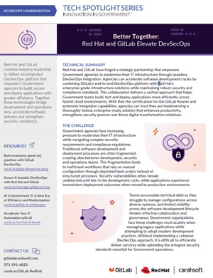 Better Together: Red Hat and GitLab Elevate DevSecOps