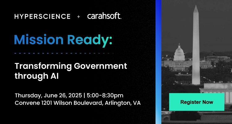Mission Ready: Transforming Government through AI Event Banner