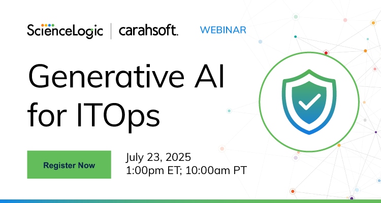 Generative AI for ITOps Event Banner