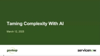 Taming Complexity with AI