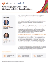 Navigating Supply Chain Risks: Strategies for Public Sector Resilience