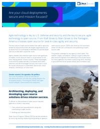 Are Your Cloud Deployments Secure & Mission-Focused?
