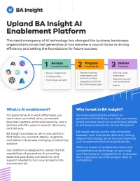 Upland BA Insight AI Enablement Platform
