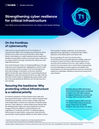 Strengthening Cyber Resilience for Critical Infrastructure