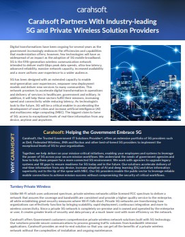 Carahsoft: Helping the Government Embrace 5G