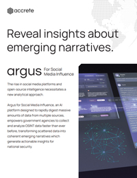 Argus for Social Media Influence - Reveal Insights About Emerging Narratives