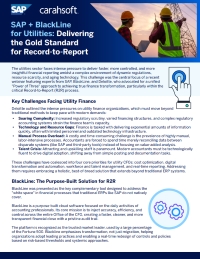 SAP + BlackLine for Utitlies: Delivering the Gold Standard for Record-to-Report