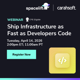 Ship Infrastructure as Fast as Developers Code Event Banner