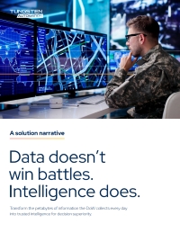Data doesn't win battles. Intelligence does.