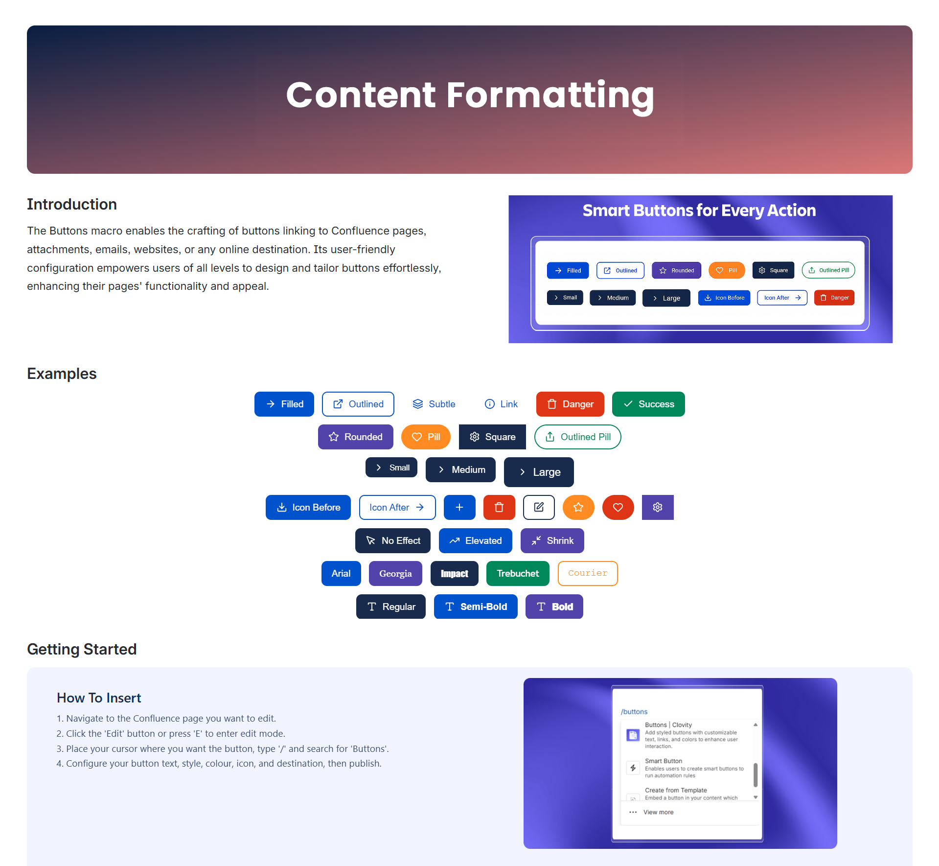 Formatting Macros