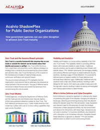 Acalvio ShadowPlex for Public Sector Organizations