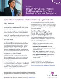 Entrust KeyControl Product and Professional Services Bundle for Database Encryption