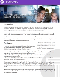 Your IT Help Desk Blueprint To Defend Against Social Engineering