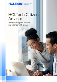 HCLTech Citizen Advisor Transforming the citizen experience with GenAI