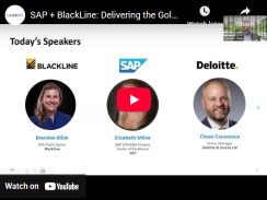 SAP + BlackLine: Delivering the Gold Standard for Record to Report - Federal