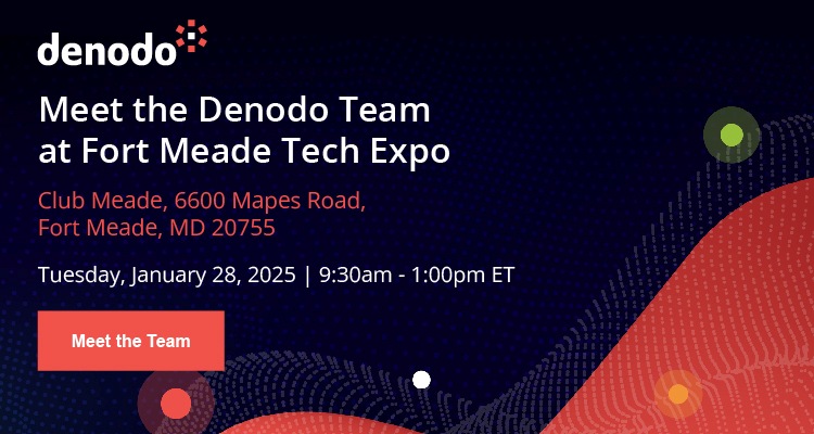 Meet the Denodo Team at Fort Meade Tech Expo Banner