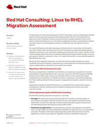 Red Hat Consulting: Linux to RHEL Migration Assessment